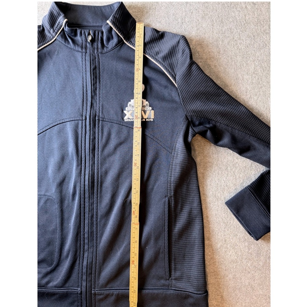Athleisure‎ Super Bowl XLVI Jacket M Navy Blue CB DryTec LCK08514 - Picture 4 of 12